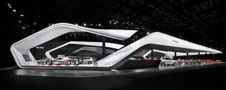 奧迪汽車展覽，車展，汽車展臺