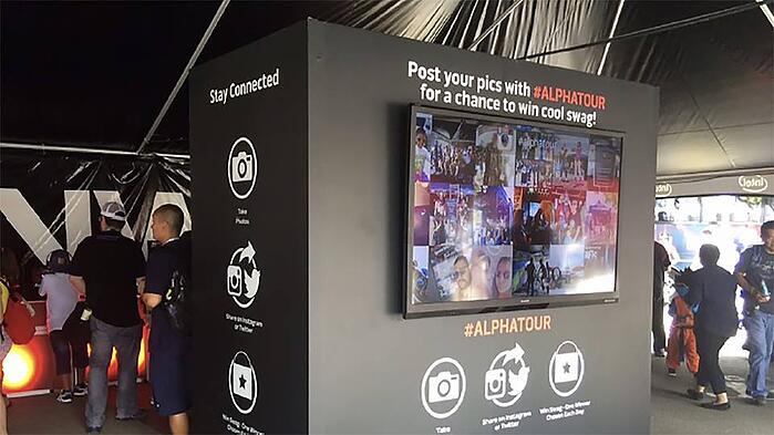 展會屏幕，展會現場，展會