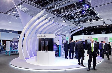 展臺設計，展臺搭建，多邊形展臺